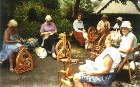North Devon Spinners In The Garden