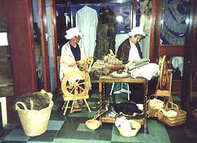 Two Victorian Spinners At Ilfracombe Museum
